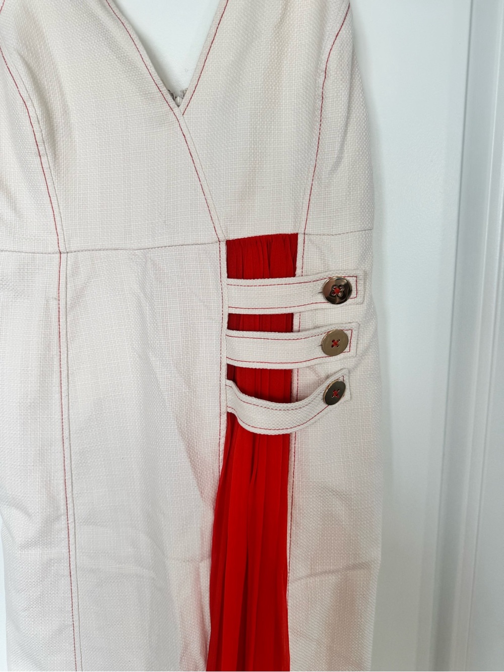 Alexis Colorblock Pattern Long Dress - Picture 6 of 8